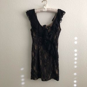 NikkiBikki black lace mini dress